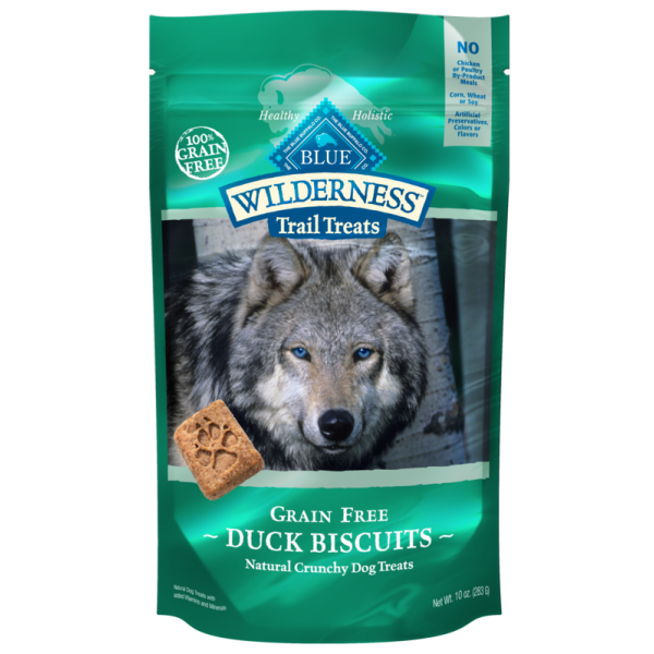 Blue Wilderness Dog Duck Biscuits 10 oz